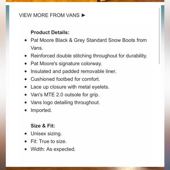 VANS snow boots - Picture 6 of 6